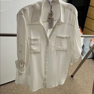 Express White Portofino Shirt